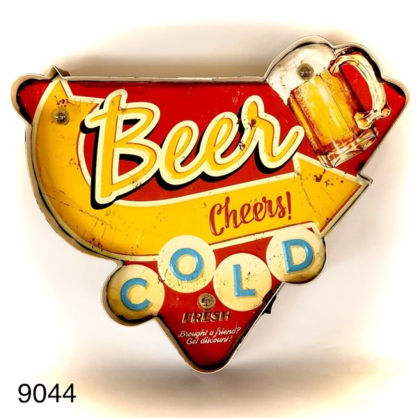 Retro beer sign for pub 9044