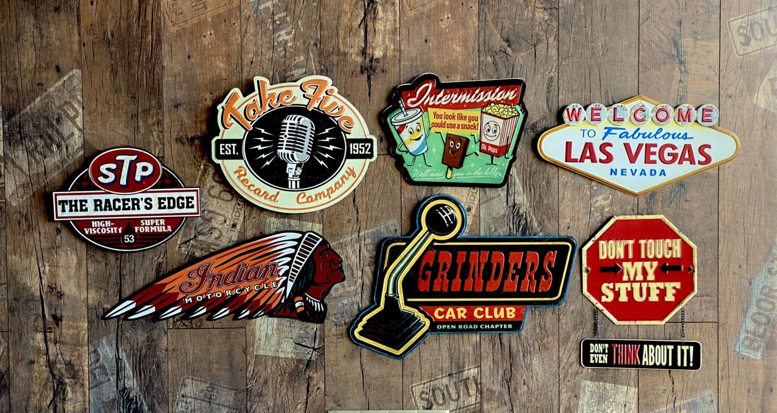 Retro Embossed Metal Tin Signs Bar Pub Home Decorative vintage Don’t ...