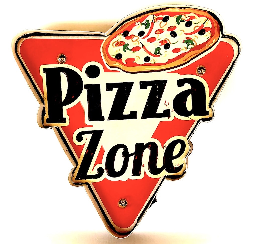 Retro pizza zone