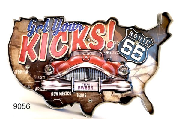 Route 66 CLASSIC CAR SIGN